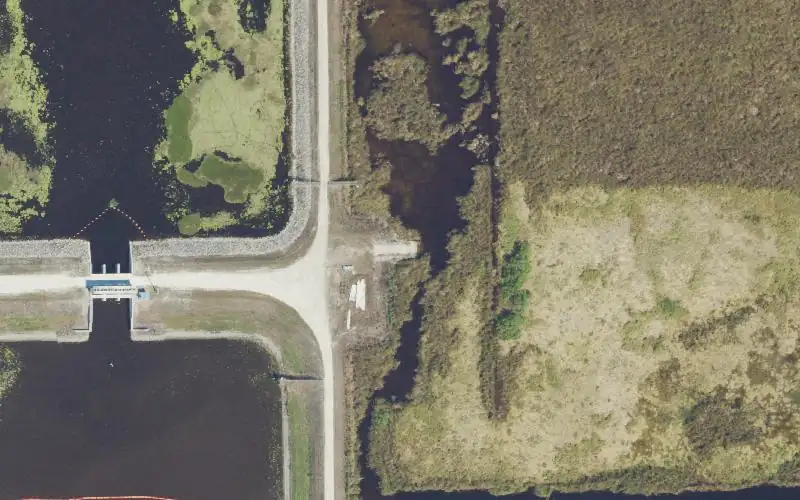 Aerial photo of the area around A-1 FEB Small Game Hunting Area Ramp #04, Palm Beach County