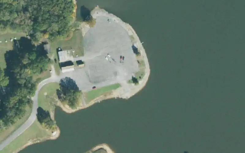 Aerial photo of the area around Access Area 1, Madison County