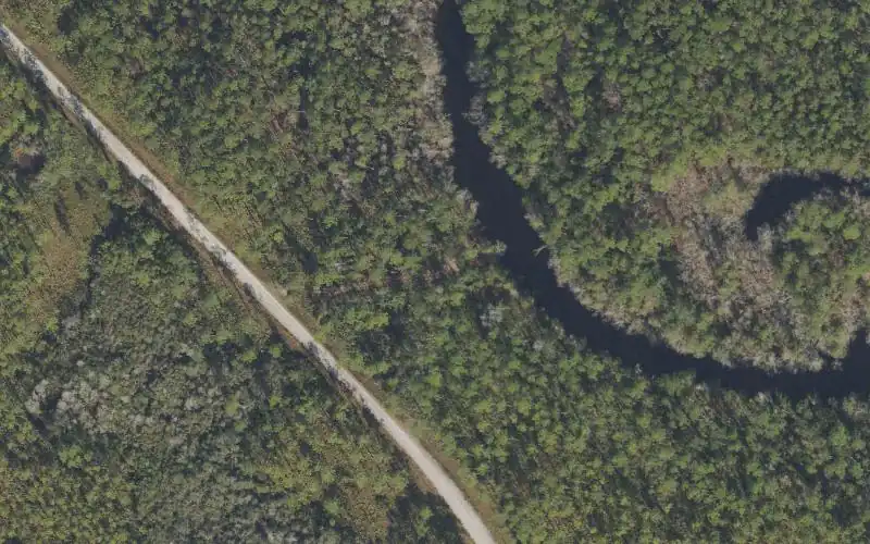 Aerial photo of the area around Apalachicola National Forest - Magnolia Landing, Liberty County