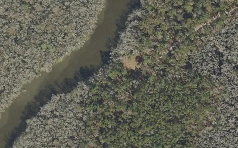 Aerial photo of the area around Apalachicola National Forest - Owl Creek Primitive Access, Franklin County