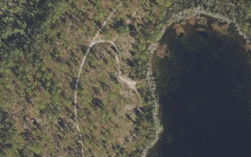 Aerial photo of the area around Apalachicola National Forest - Sheep Island Pond Primitive Access (Small Boats), Liberty County