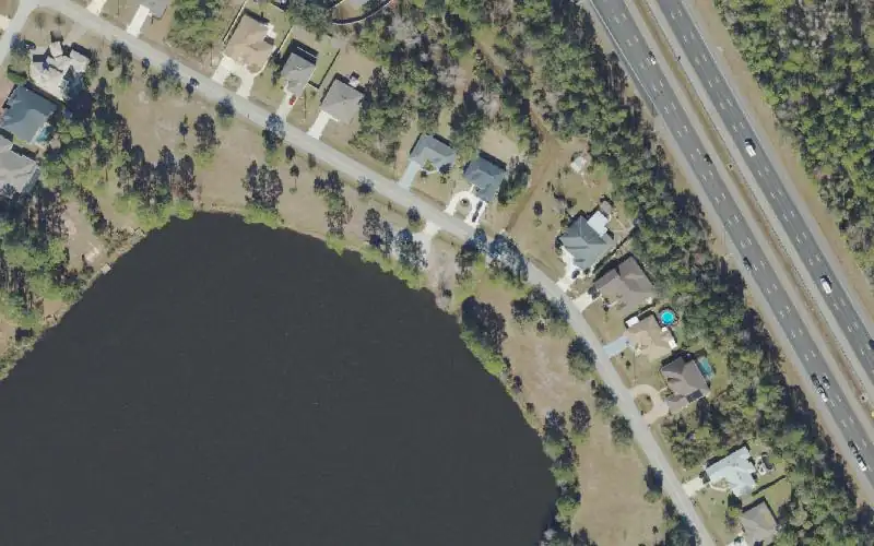 Aerial photo of the area around Bird of Paradise Nature Preserve Hand Launch (No Gasoline Motors), Flagler County