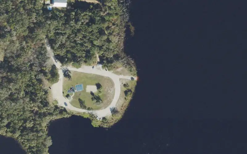 Aerial photo of the area around Colby - Alderman Park Unpaved Boat Ramp, Volusia County