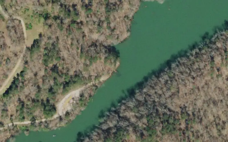 Aerial photo of the area around Dark Hollow, Union County
