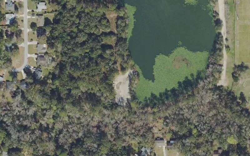 Aerial photo of the area around Earl Johnson City Park - St. Augustine Road Fish Management Area South Hand Launch Ramp (No Gas Motors), Duval County