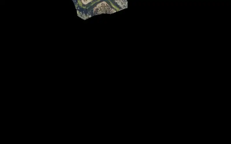 Aerial photo of the area around Eglin AFB - Basin Island Landing (RESTRICTED ACCESS - PERMIT REQUIRED), Santa Rosa County
