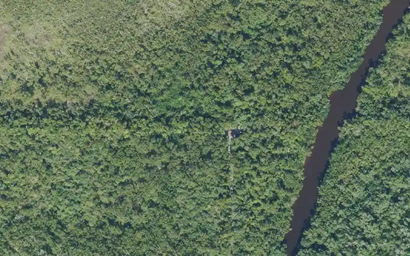Aerial photo of the area around Everglades National Park - Bear Lake Canoe Trail (Backcountry Permit Required), Monroe County