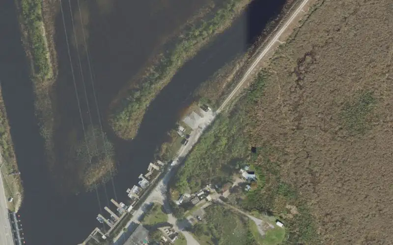 Aerial photo of the area around Everglades WMA - Highway 27 (Mile 34.9) - Sawgrass Recreation Park, Broward County