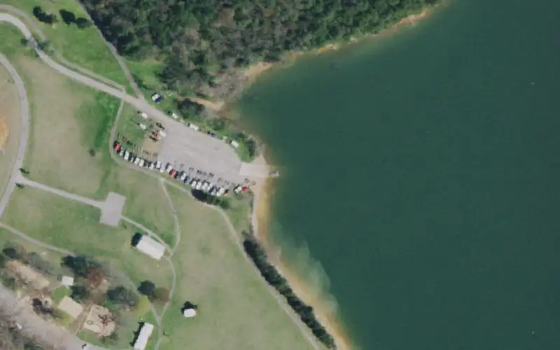 Aerial photo of the area around Grainger County Park, Grainger County