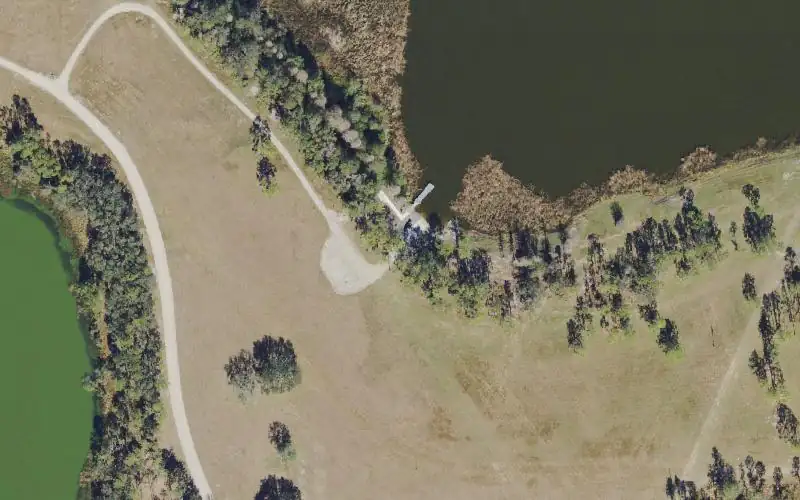 Aerial photo of the area around Hardee Lakes Park - Gator Lake Boat Ramp, Hardee County