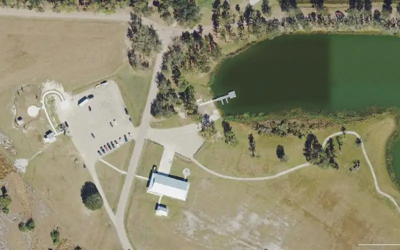 Aerial photo of the area around Hardee Lakes Park - Lake Hardee Boat Ramp, Hardee County