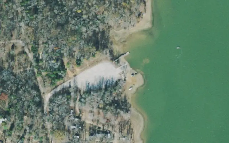 Aerial photo of the area around Harmon Creek Access Area , Benton County
