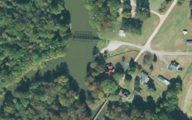 Aerial photo of the area around Highway 51, Haywood County