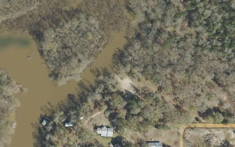 Aerial photo of the area around Jenkins Landing Public Boat Ramp, Washington County