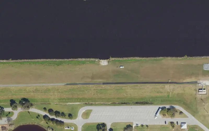 Aerial photo of the area around John Stretch Park Boat Ramp (Small Boats) (CLOSED DUE TO CONSTRUCTION), Palm Beach County