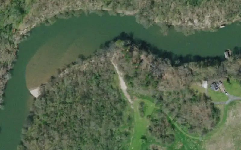 Aerial photo of the area around Jones Bridge Rd, Greene County