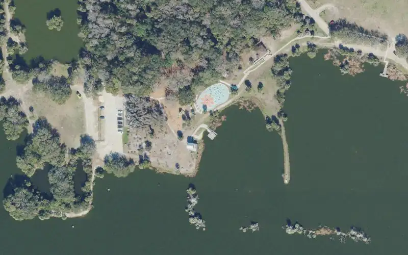 Aerial photo of the area around Kathryn Abbey Hanna Park Fish Management Area- Kayak Launch Dock, Duval County
