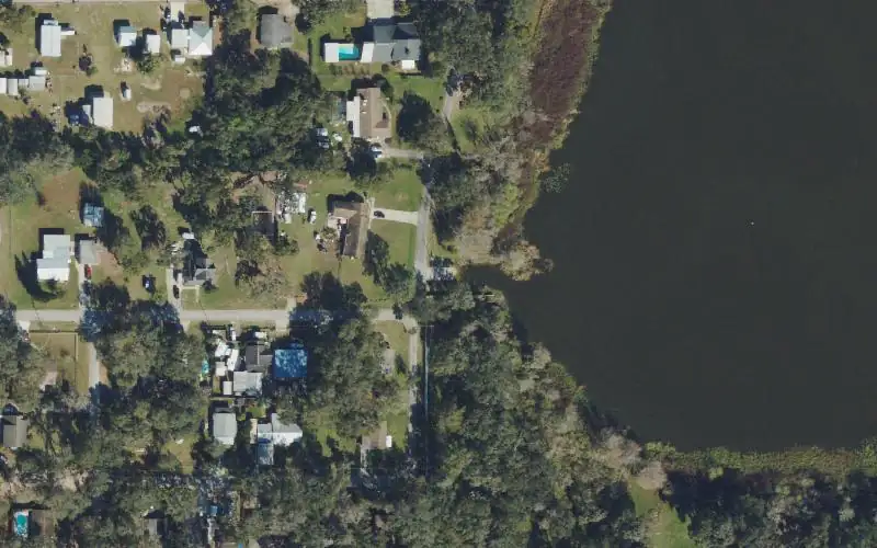 Aerial photo of the area around Lake Weeks (Seffner) Public Boat Ramp, Hillsborough County