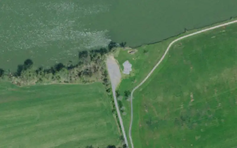 Aerial photo of the area around Laurel Run Park, Hawkins County