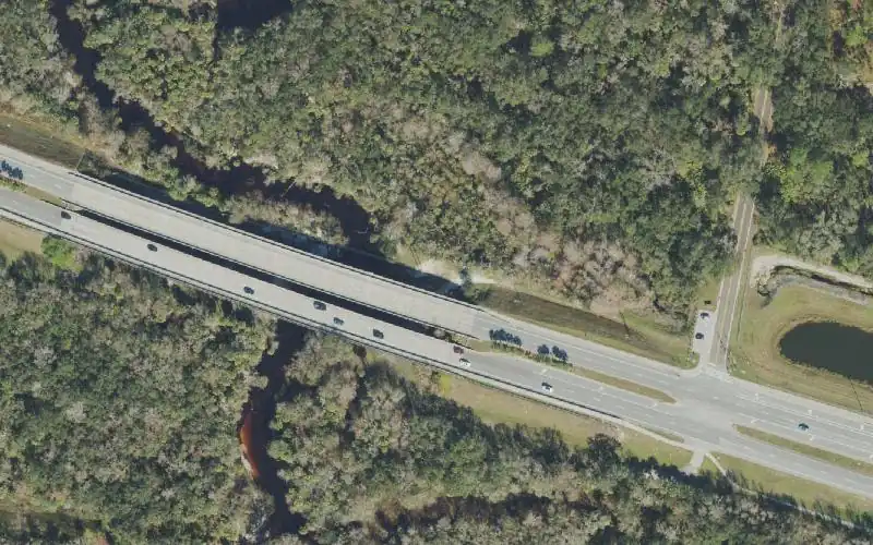 Aerial photo of the area around Little Big Econ - County Road 419 Canoe Launch, Seminole County