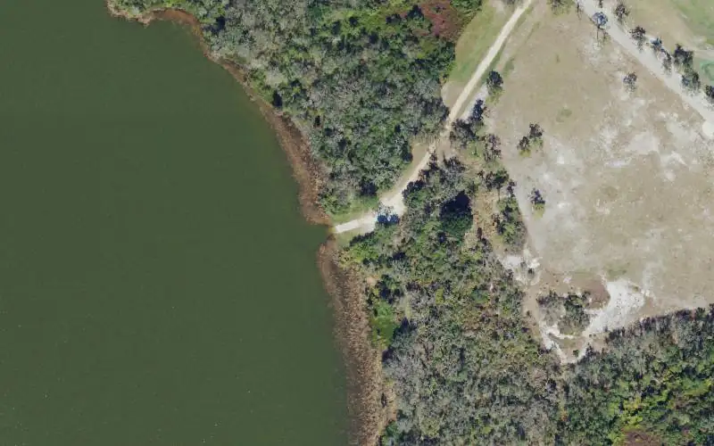 Aerial photo of the area around Little Lake Bonnet Public Boat Ramp, Highlands County