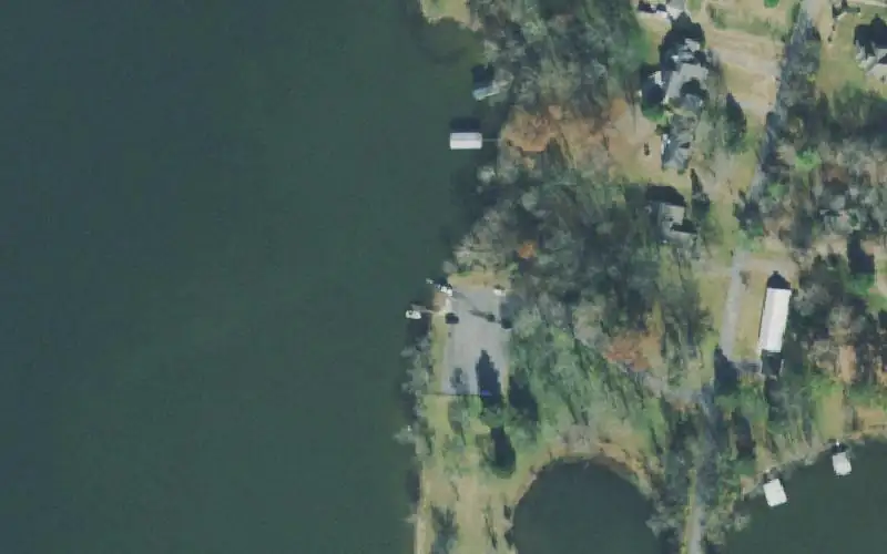 Aerial photo of the area around Lock 4 Access, Sumner County