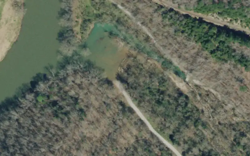 Aerial photo of the area around Lonesome Valley, Claiborne County
