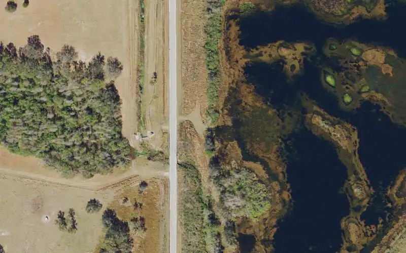 Aerial photo of the area around Mosaic Fish Management Area - Coulter Lake Primitive Ramp (SPECIAL RESTRICTIONS APPLY), Polk County