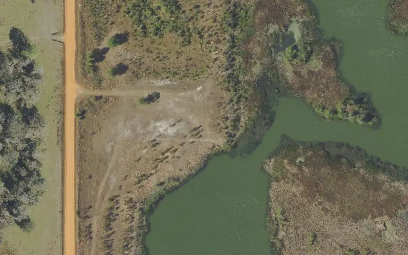 Aerial photo of the area around Mosaic Fish Management Area - S8 West Primitive Ramp (SPECIAL RESTRICTIONS APPLY), Polk County