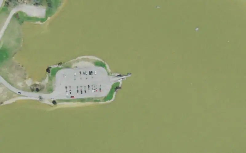 Aerial photo of the area around Notchey Creek, Monroe County