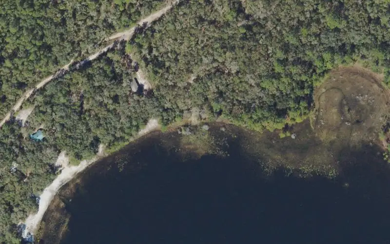 Aerial photo of the area around Ocala National Forest - Lake Catherine Primitive Boat Ramp, Marion County