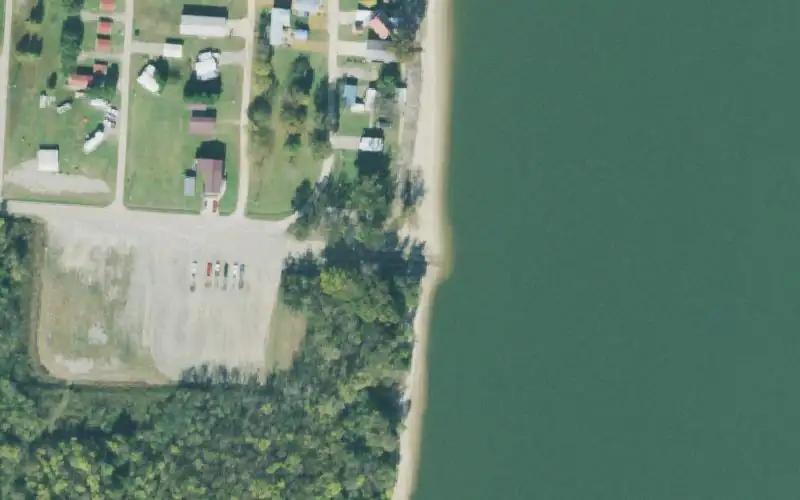 Aerial photo of the area around Savannah, Hardin County