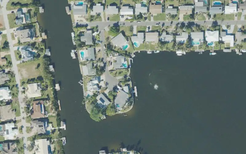 Aerial photo of the area around Shepard Lake Public Boat Ramp (No Parking), Brevard County