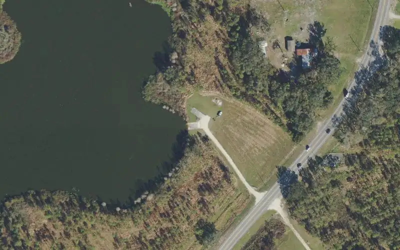 Aerial photo of the area around Tenoroc FMA - Lake C, Polk County