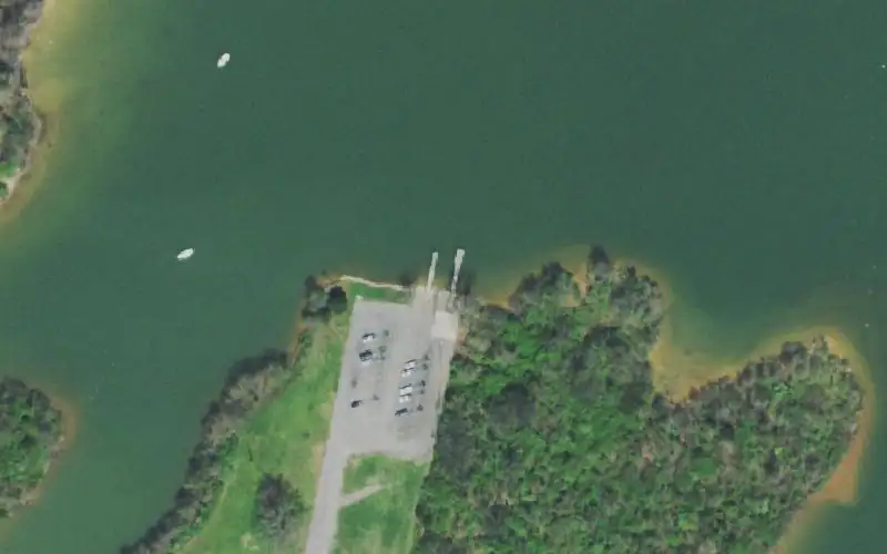 Aerial photo of the area around Toqua, Monroe County