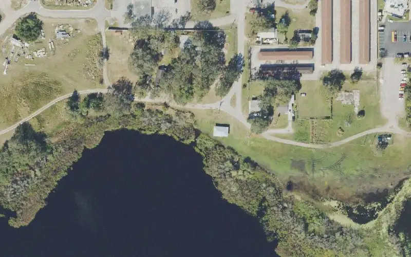 Aerial photo of the area around Twin Lakes Public Boat Ramp - West (small boats only), Polk County