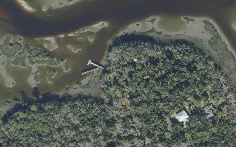 Aerial photo of the area around Vail Point Park - Paddlecraft Dock, St. Johns County
