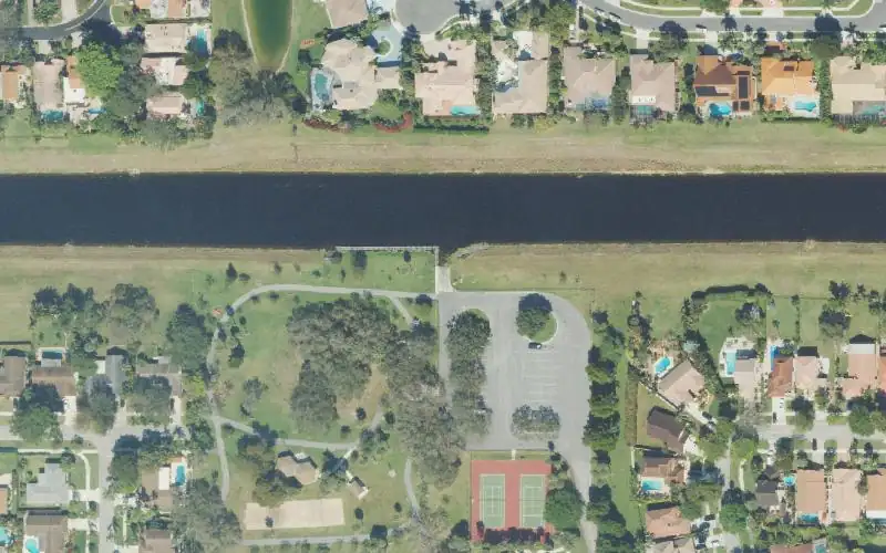 Aerial photo of the area around Villages of Hillsboro Park - Hillsboro Canal Boat Ramp, Broward County