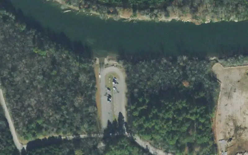Aerial photo of the area around West Fork, Rutherford County