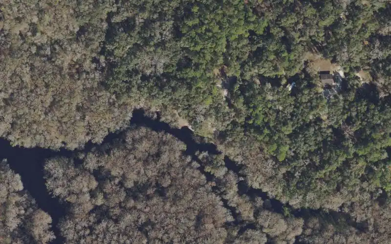 Aerial photo of the area around Withlacoochee State Forest - Hog Island Primitive Boat Launch, Sumter County