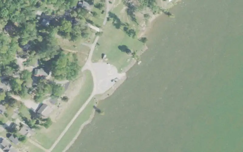 Aerial photo of the area around Woodland Shores, Decatur County